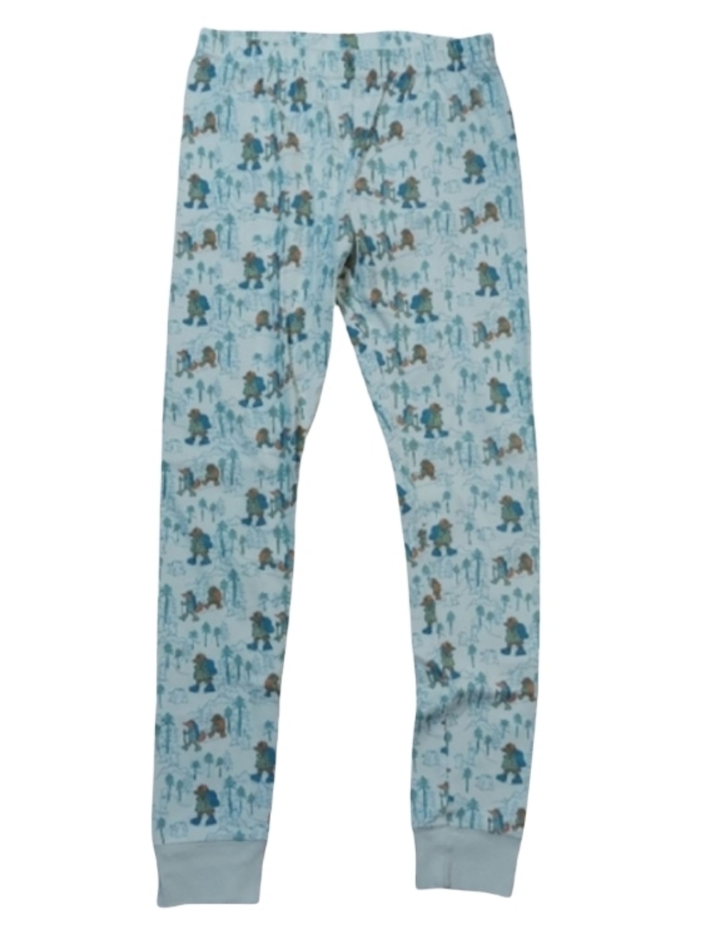 L.L. Bean Organic Cotton Winter Hiking Woodland Creatures Pajama Pants